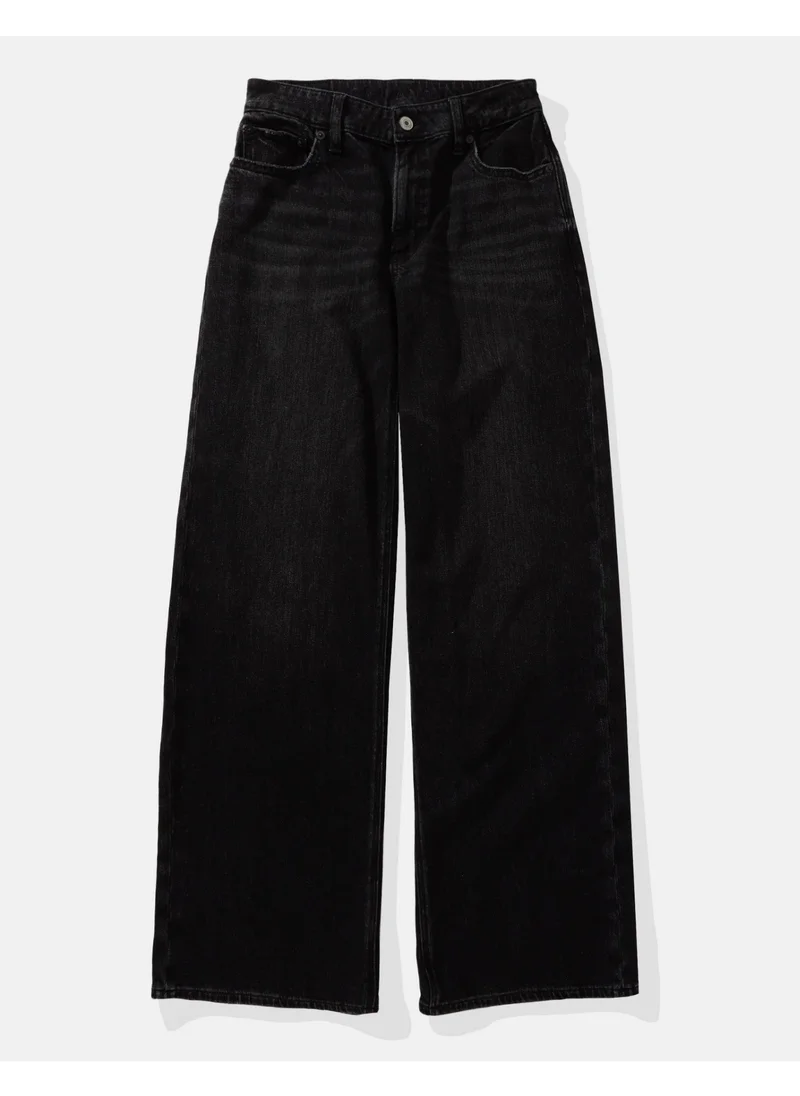 American Eagle AE Strigid Super High-Waisted Baggy Wide-Leg Ankle Jean