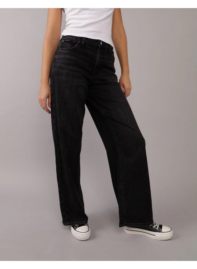 American Eagle AE Strigid Super High-Waisted Baggy Wide-Leg Ankle Jean  - Image 1