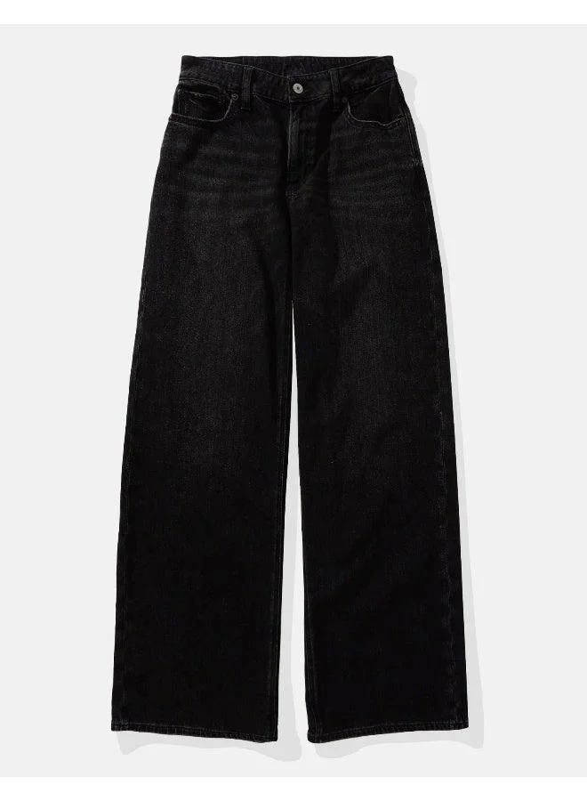 American Eagle AE Strigid Super High-Waisted Baggy Wide-Leg Ankle Jean