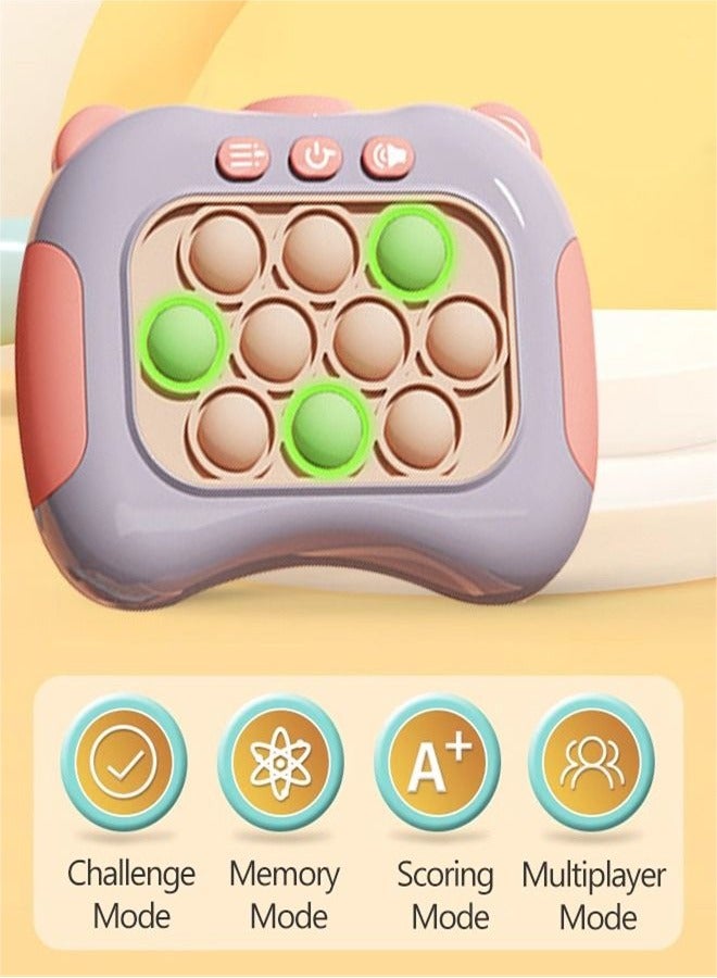 Bukela Pop Fidget Games for Kids, Decompression Breakthrough Puzzle Game Machine, Push Bubble Pop Puzzle Game, Quick Push Game Console, Push Button Toy for Kids Girl Boy Birthday Gift With Lanyard - Image 4