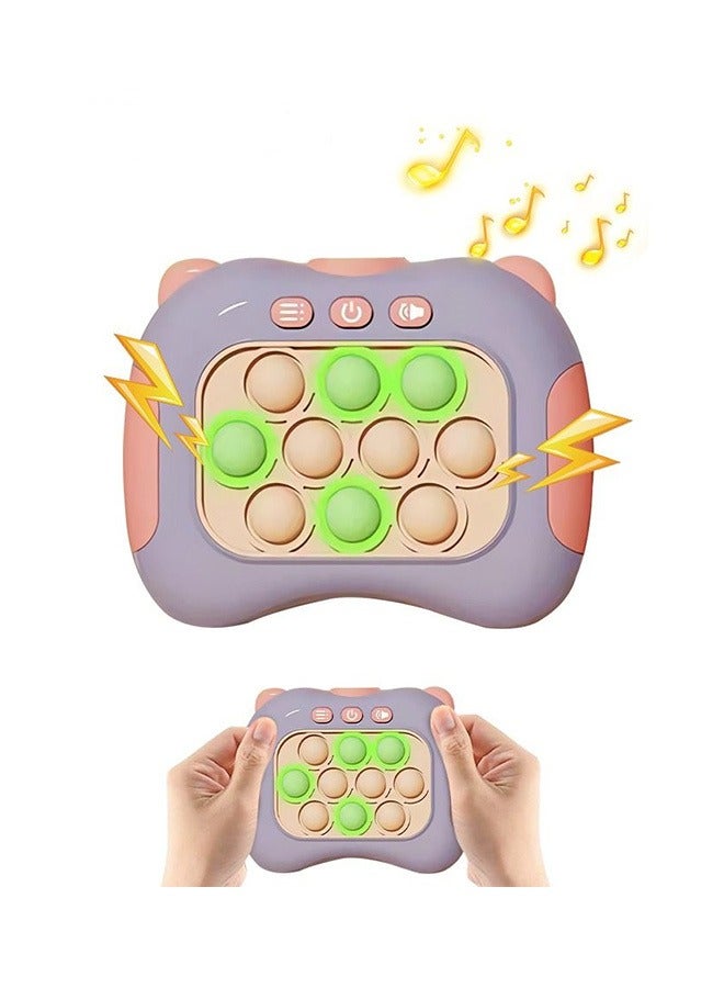 Bukela Pop Fidget Games for Kids, Decompression Breakthrough Puzzle Game Machine, Push Bubble Pop Puzzle Game, Quick Push Game Console, Push Button Toy for Kids Girl Boy Birthday Gift With Lanyard - Image 1