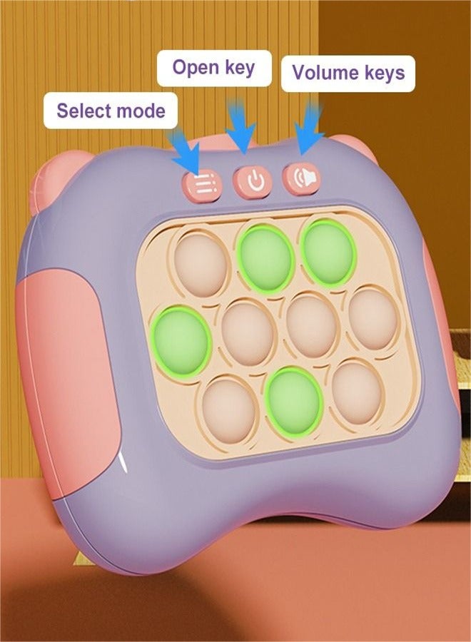 Bukela Pop Fidget Games for Kids, Decompression Breakthrough Puzzle Game Machine, Push Bubble Pop Puzzle Game, Quick Push Game Console, Push Button Toy for Kids Girl Boy Birthday Gift With Lanyard - Image 5