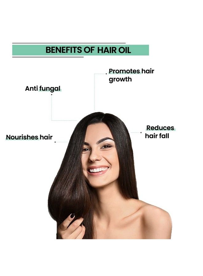 LUSTER Volumizing Ayurvedic Herbs Hair Oil ; For Hair Growth ; Natural With Pure Extract Onion Coconut & Coffee ; Paraben Free Pack Of 2210Ml - Image 4