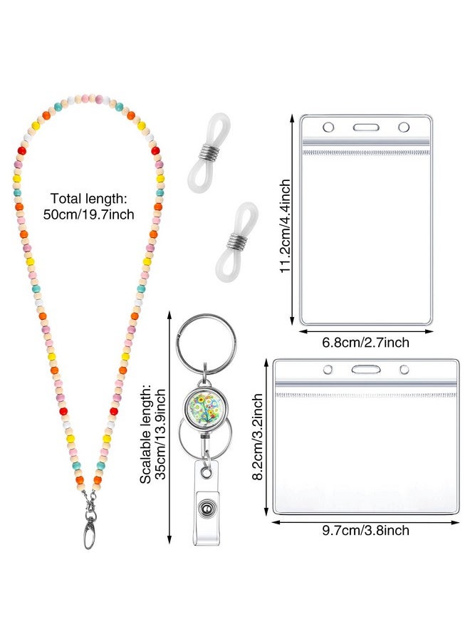 Beaded Lanyard For Id Badges Wooden Teacher Lanyard With Id Holder For Eyeglasses Chains Badge Lanyards Teacher Gift - pzsku/ZB3399613DDC96B51AD52Z/45/_/1733731607/f27bb9d2-638d-4efa-b7af-2259d7ad7071