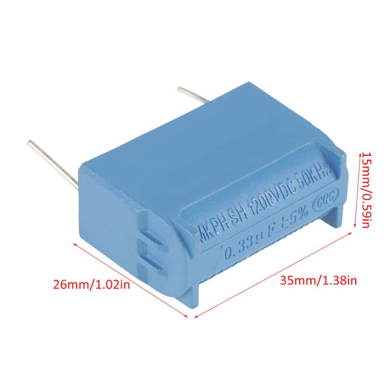10Pcs 0.33uF 630V AC Induction Cooker Capacitor Radial Lead High Voltage Resonant Circuit - Image 3