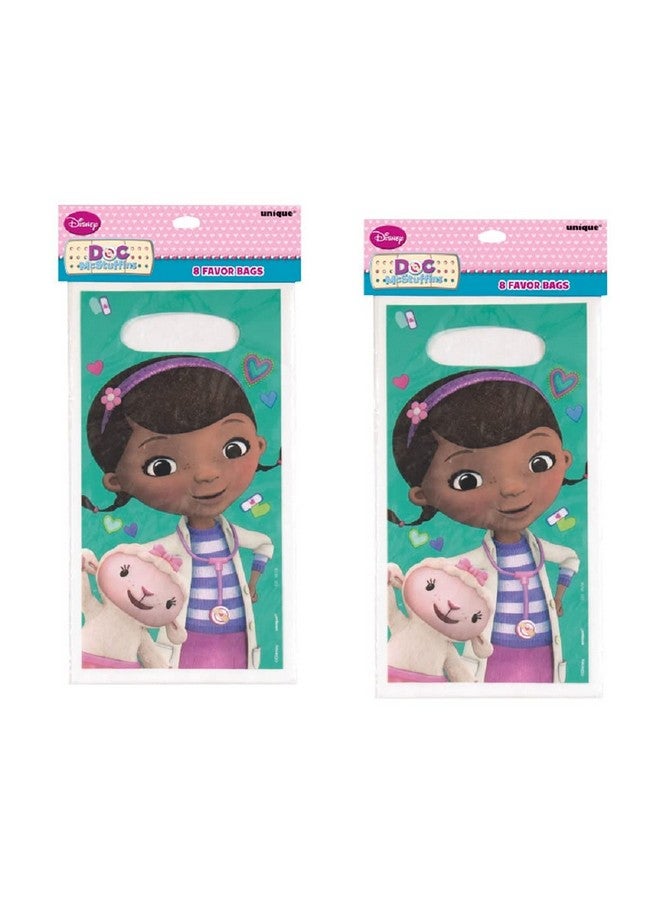 Unique Doc Mcstuffins Birthday Party Supplies Favor Loot Bags Includes 16 Loot Bags - Image 2