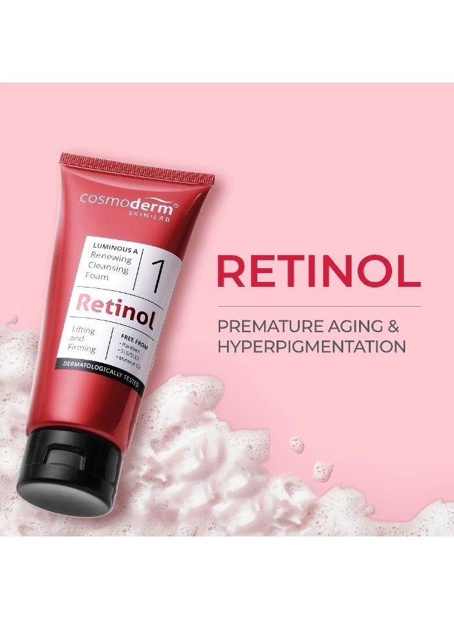 كوزموديرم رغوة كوزموديرم لومينوس أ المنظفة والمجددة (100 مل) - Image 1