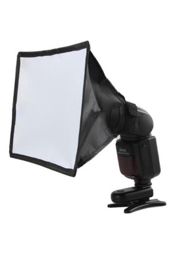 Generic SLR Camera Universal Outer Flash Cover Fill Light Portable Mini Soft Light Box Top Flash Light Cover-Body Color:15*17  - Image 1