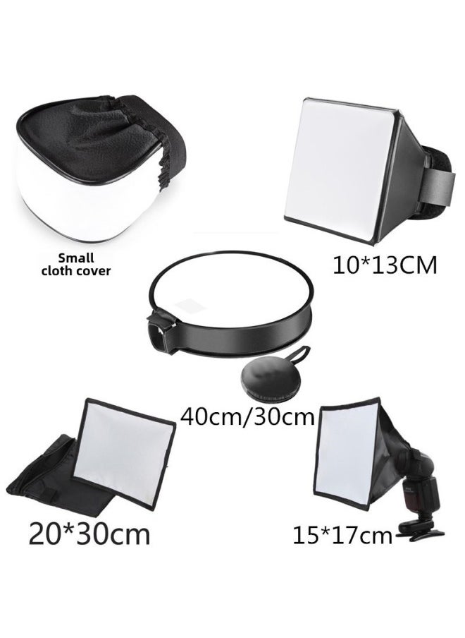 Generic SLR Camera Universal Outer Flash Cover Fill Light Portable Mini Soft Light Box Top Flash Light Cover-Body Color:15*17  - Image 2