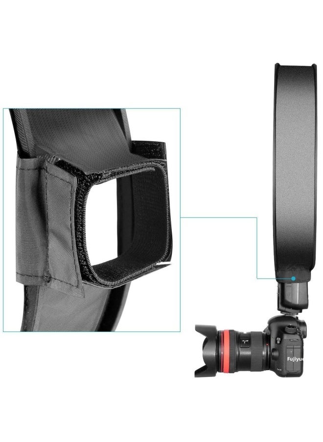 Generic SLR Camera Universal Outer Flash Cover Fill Light Portable Mini Soft Light Box Top Flash Light Cover-Body Color:15*17  - Image 4