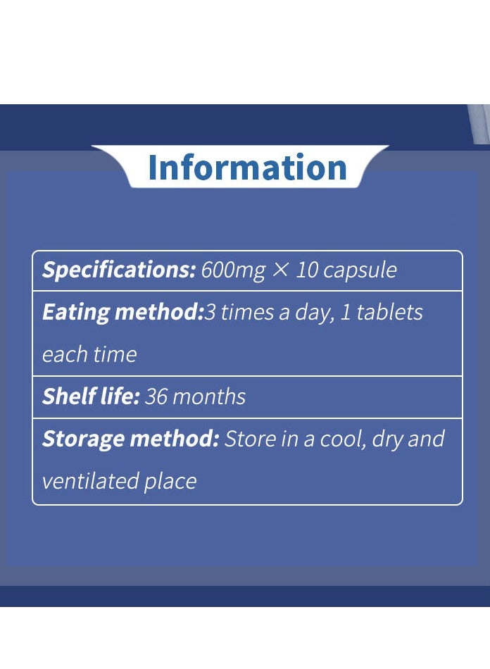 وينز تاون كبسولات الحمل للرجال - ويلمان مكمل ويلمان لخصوبة الرجال، 600 ملغ * 10 كبسولات - Image 5