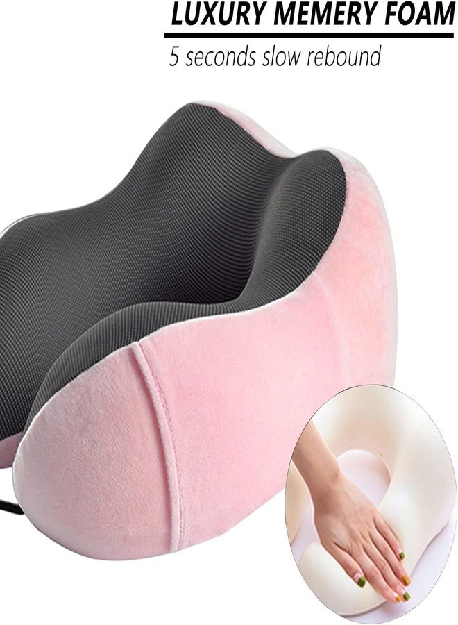 TUPERMAR Memory Foam Neck Pillow for Sleeping Neck Pillow for Flight Travel Car Sleeping Adjustable Headrest Neck Rest Travel Pillow for Sleeping Head Support Neck Pain Relief Neck Pillow - Image 5