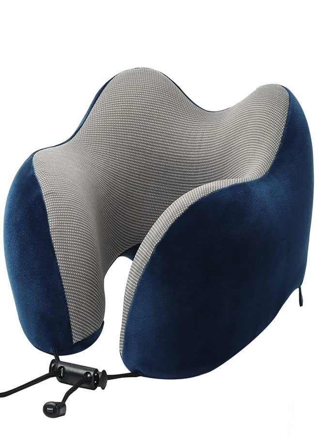TUPERMAR Memory Foam Neck Pillow for Sleeping Neck Pillow for Flight Travel Car Sleeping Adjustable Headrest Neck Rest Travel Pillow for Sleeping Head Support Neck Pain Relief Neck Pillow - Image 1