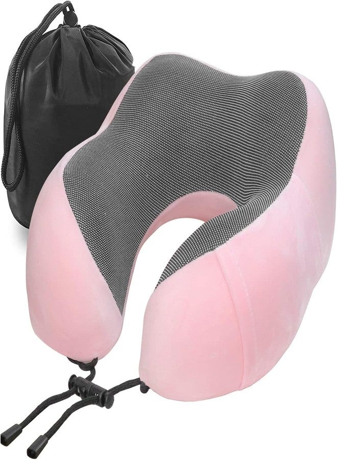 TUPERMAR Memory Foam Neck Pillow for Sleeping Neck Pillow for Flight Travel Car Sleeping Adjustable Headrest Neck Rest Travel Pillow for Sleeping Head Support Neck Pain Relief Neck Pillow - Image 2