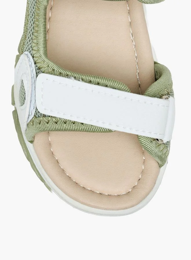 LBL By Shoexpress GREEN Boys Hook & Loop Sandals for Men | Best Price UAE