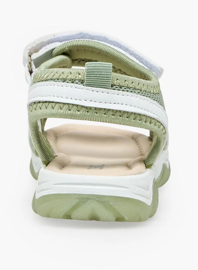 LBL By Shoexpress GREEN Boys Hook & Loop Sandals for Men | Best Price UAE