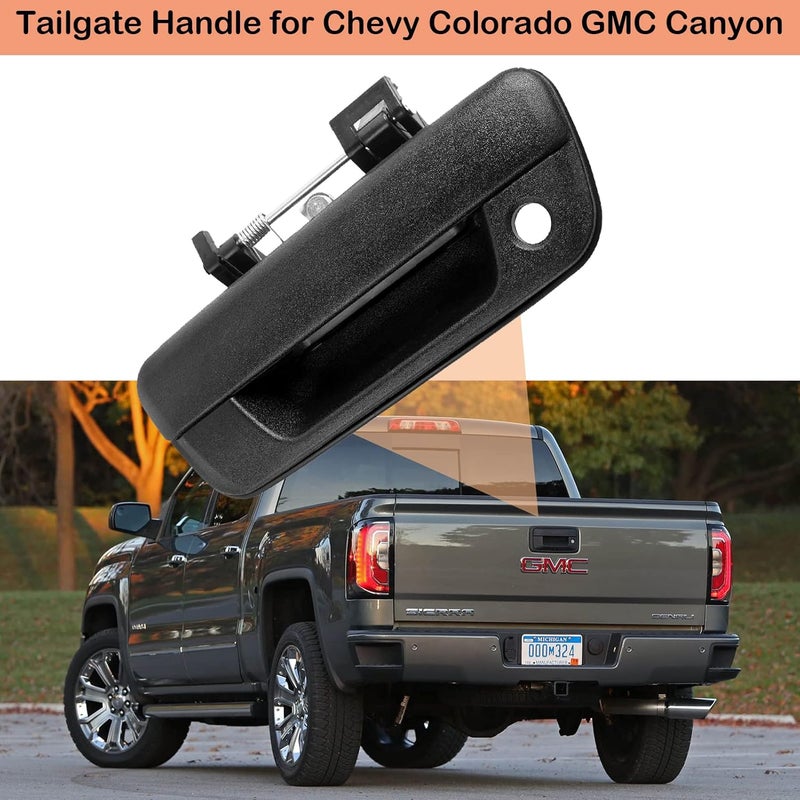 HHCSOP Kopart Tailgate Handle Replacement for Chevy Colorado & GMC Canyon (2004-2012) - Textured Black - Image 5