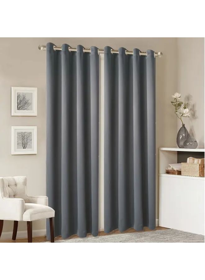 Double Sided Non Reflective Blackout Cloth With Stainless Steel Ring 52 X 54 Inch Black - Image 1