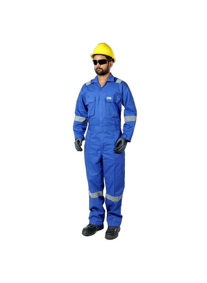 Vaultex Vaultex VRB 260GSM Cotton Coverall , Royal Blue, 3XL  - Image 1