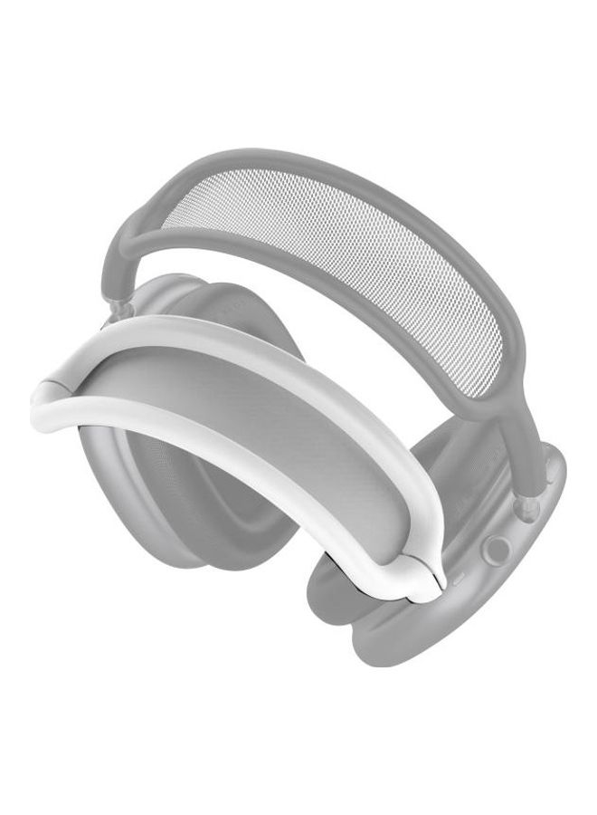 Silicone Protective Case For Headphone Hood For Apple AirPods Max White - Image 1