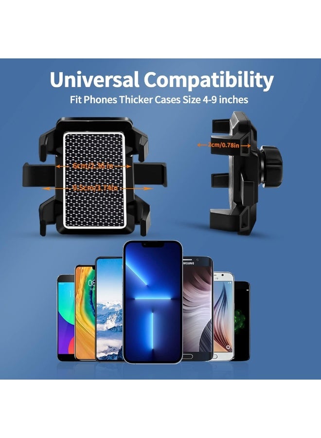 Car Phone Holder 360 Degree Rotatable Adjustable Telescopic Mobile Holder Car Holder For Rearview Mirror Phone Holder Car Compatible With IPhone/Android Phone Model - Image 3