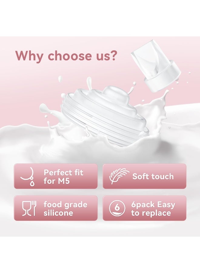 TOVVILD صمامات دك بيلد TOVVILD متوافقة مع مضخات الثدي Momcozy M5/M6/V1/V1 Pro/V2/V2 Pro، قطع غيار وإكسسوارات بديلة لمضخة Momcozy - Image 3