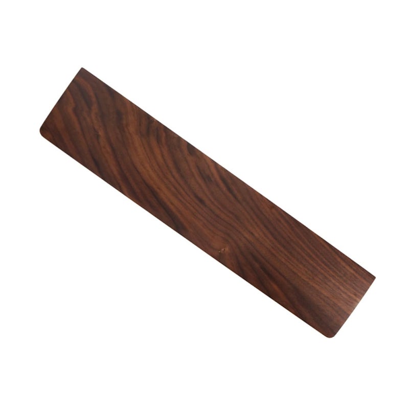 Ergonomic Solid Walnut Wooden Keyboard Wrist Rest 300x80mm Palm Support For Office Gaming - Image 2