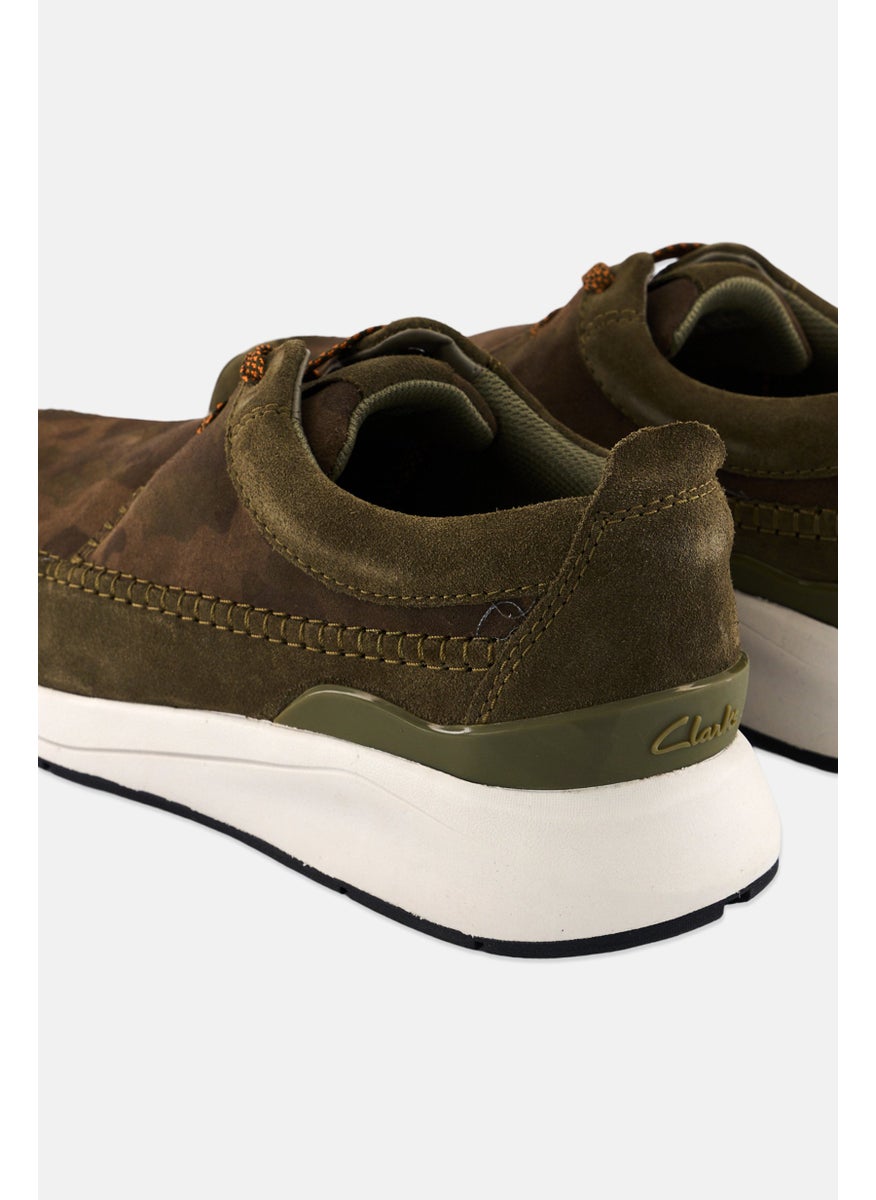 clarks Men Lace Up Casual Shoes, Olive  - Image 2