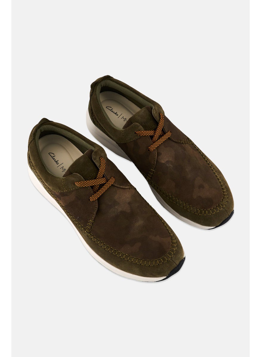 clarks Men Lace Up Casual Shoes, Olive  - Image 4