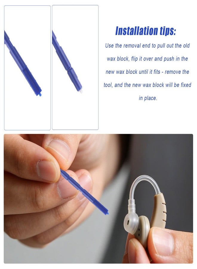 Sinbana Hearing Amplifier Accessories Kit, Includes 6 Sizes Silicone Ear Domes Wax Guards Filters Cleaning Brush with Screwdriver Cleaner Tools Supplies Compatible with Audien EV3 - Image 4