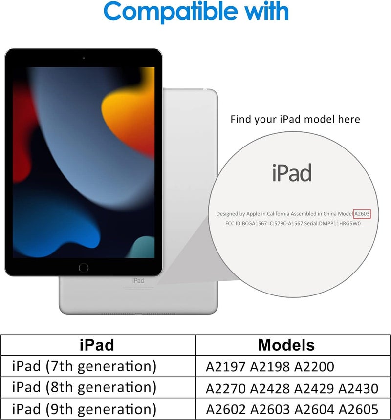 جي تيك واقي شاشة بلمسة واحدة لجهاز آيباد مقاس 10.2 بوصة (الجيل التاسع/الثامن/السابع، 2021/2020/2019)، غشاء زجاجي مقوى مع مجموعة أدوات محاذاة تلقائية، شفاف عالي الدقة - Image 3