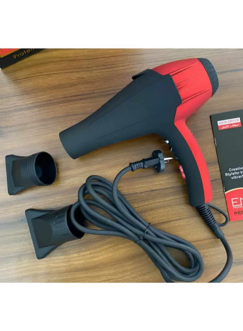 Denx Professional Hair Dryer 3500W for Fast Drying and Salon Styling - Smart Air Design & Powerful Airflow -- 3-Pin Plug - Image 2