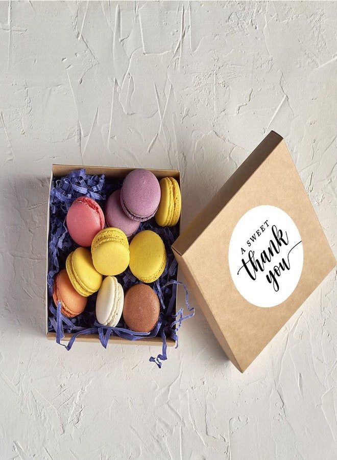 Andaz Press 80-Piece 2" Round A Sweet Thank You Wedding Favor Stickers for Wedding Gift Box Candy Bag Treat Bag Desserts Snack Box Thank You Gift Welcome Gift Bag Modern Baby Shower Favor Labels - Image 2