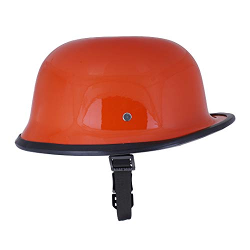 Sage Square German Retro Style Multi-Purpose Helmet World War Inspired for Unisex Adult (Extra Large - XL, Orange Glossy) (Non-Motorized) - Image 3