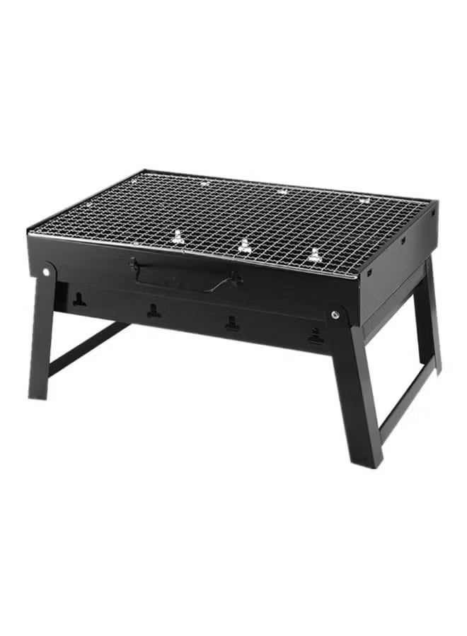 Portable foldable charcoal grill, small grill for outdoor use, travel, backyard, picnics and beach - Image 2