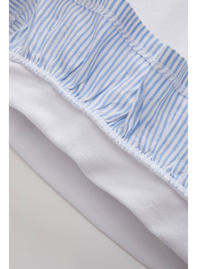 DeFacto Babygirl Regular Fit Bike Neck Long Sleeve Knitted Sweat Shirt  - Image 5