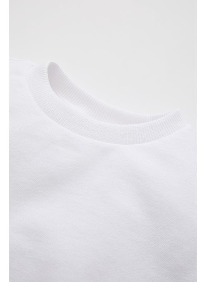 DeFacto Babygirl Regular Fit Bike Neck Long Sleeve Knitted Sweat Shirt  - Image 4