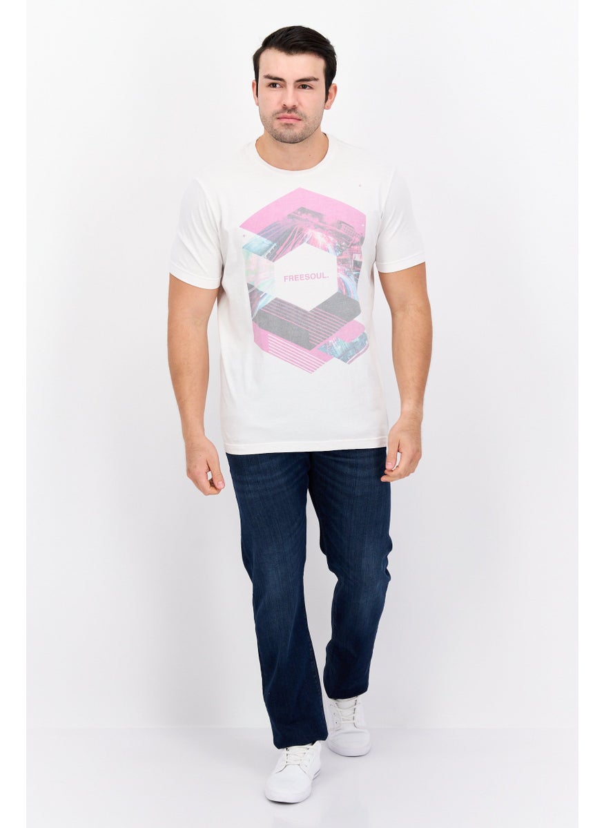 Men Crew Neck Short Sleeve Graphic Print Troon T-Shirt, Pink - pzsku/ZB33B02730D6D85479432Z/45/_/1737642033/9d33e8ec-1973-4368-a202-1664eb99ef1c