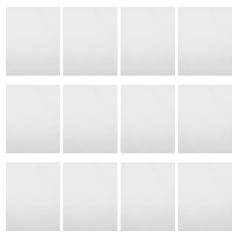 12PCS Transparent Plastic Films PET Sheets Convenient Insulating Strips for Home Window (A4 Size) - Image 1