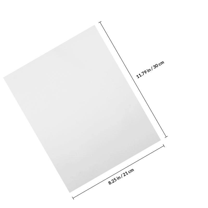 12PCS Transparent Plastic Films PET Sheets Convenient Insulating Strips for Home Window (A4 Size) - Image 2