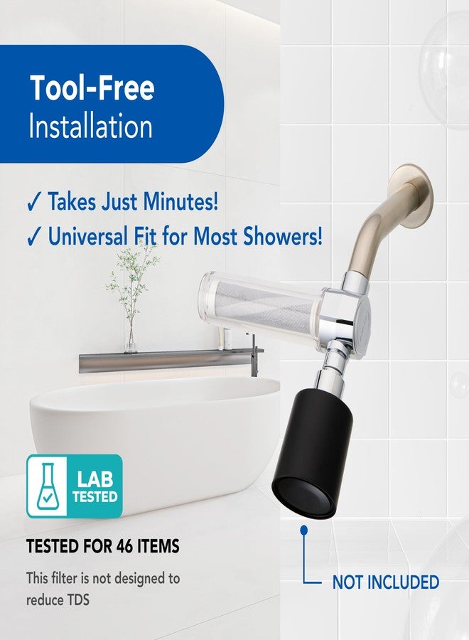 Moolmang VITAMAX ACF Shower Filter - 3-Stage Filtration System for Chlorine & Sediment - Tool-Free Installation - Image 4