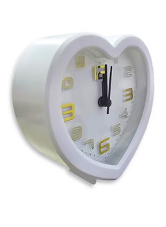 Generic Charming little cartoon alarm clock, cute office decor, special gift, heart-shaped bedroom decor, innovative design, elegant classic white background and frame  - Image 2