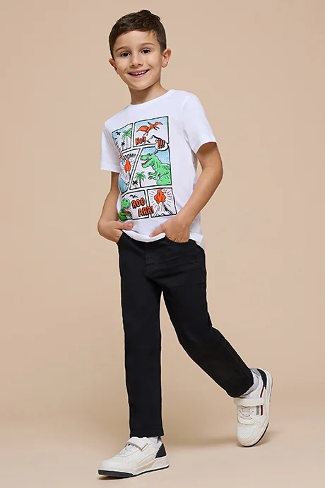 أر أند بي Faded Jeans with Button Closure
