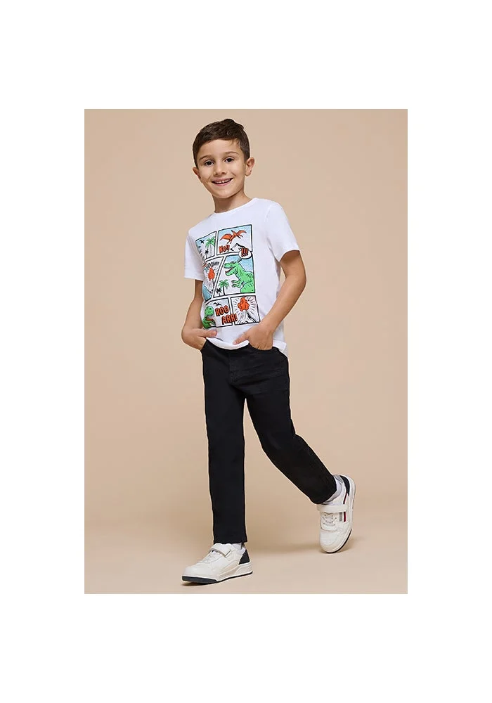 أر أند بي Faded Jeans with Button Closure