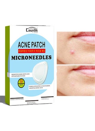 9PCS Acne Patches Microneedles，Acne Pimple Patches Face Skincare，Invisible Acne Patch，Remove Early Stage/Hidden/Overt Acens,Pimples,Blemishes - pzsku/ZB33B509365998F5885C6Z/45/_/1721704633/5514d6e1-1ac8-45cf-8db8-153193aa28aa