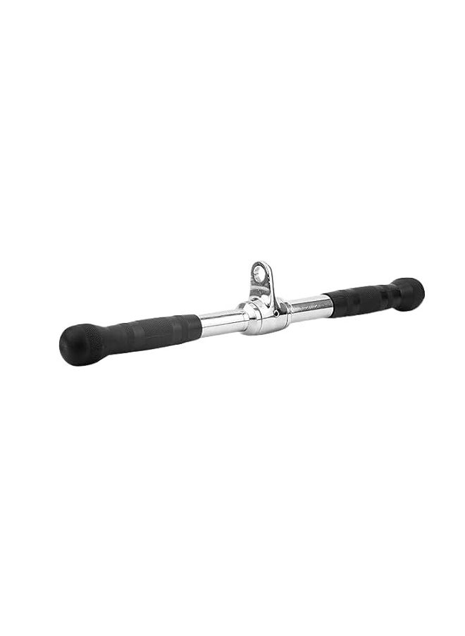 Generic Double D Row Handle, Straight Bar 980LBS Cable Machine Accessories Attachment, LAT Pull Down V Bar for Weight Workout  - Image 1