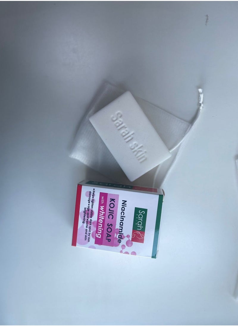 Sarah Skin - SARAH SKIN NIACINAMIDE KOJIC SOAP - Image 1