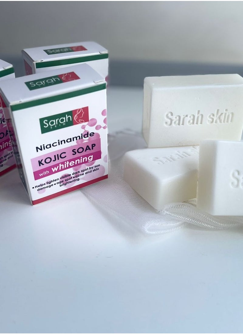Sarah Skin - SARAH SKIN NIACINAMIDE KOJIC SOAP - Image 1