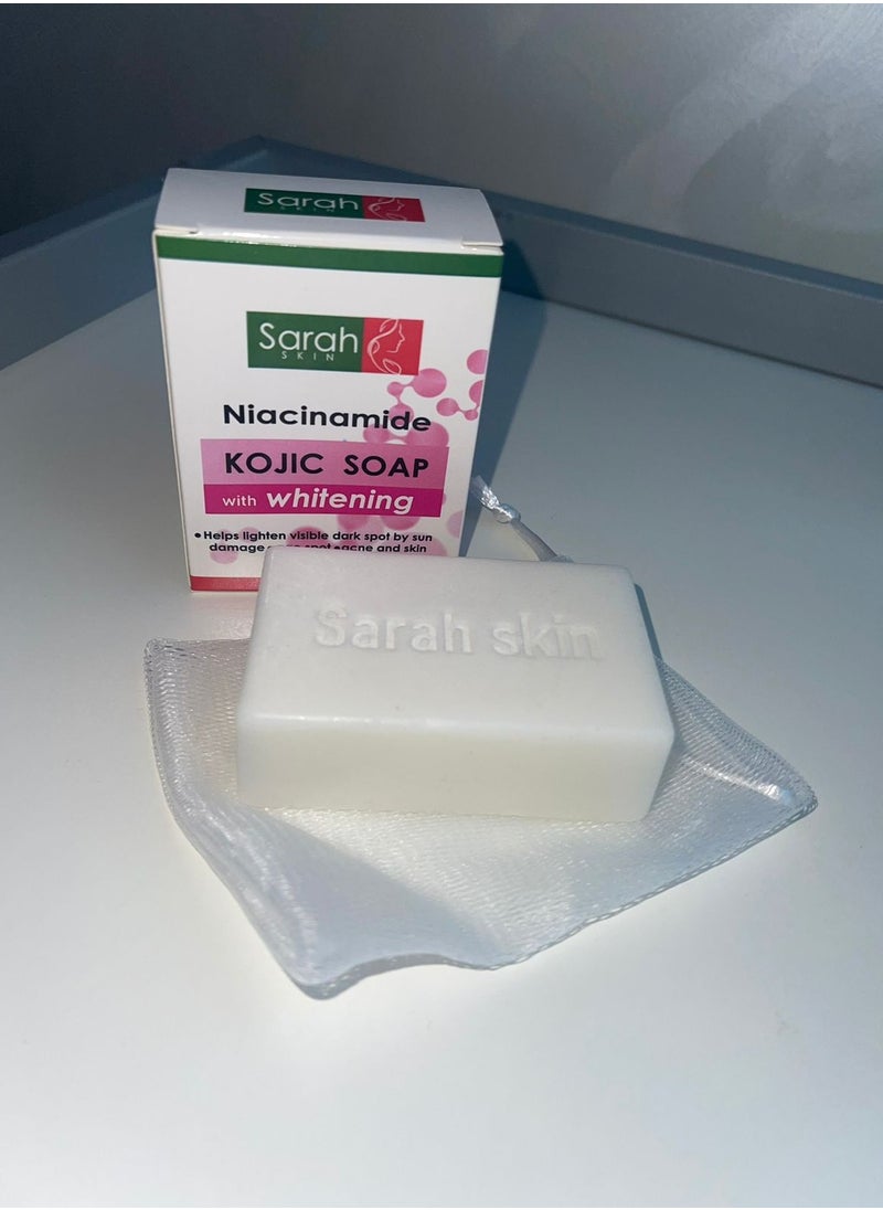 Sarah Skin - SARAH SKIN NIACINAMIDE KOJIC SOAP - Image 1