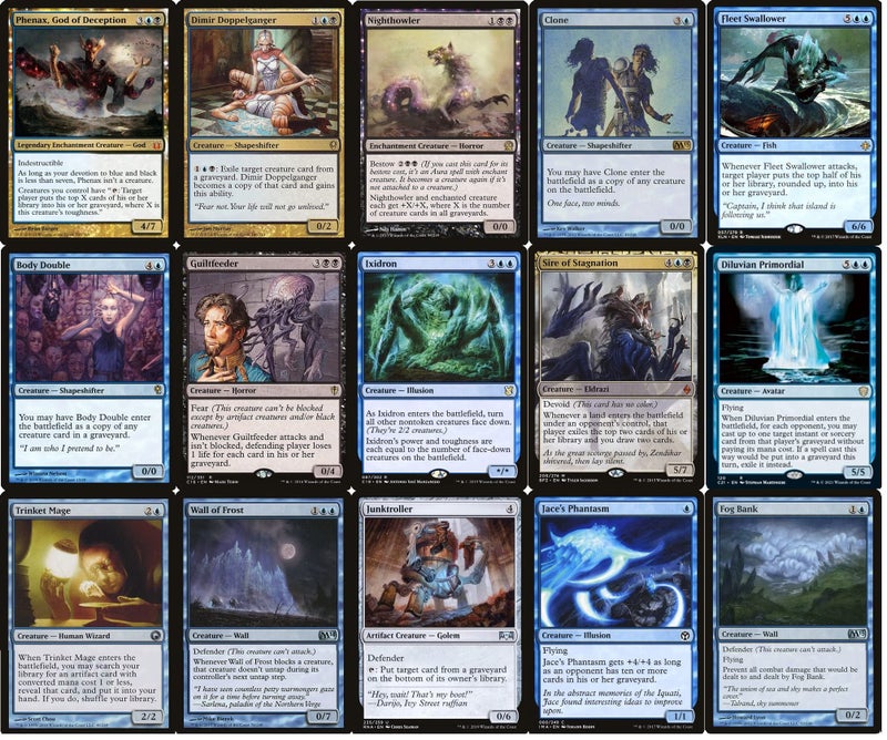 MTG Decks & More BlueBlack Mill Commander Deck  Custom Built  Elite  MTG  EDH  100 Card - Image 3